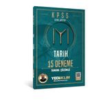 Yediiklim Yayınları KPSS Genel Kültür Tarih 15 Deneme Tamamı Çözümlü