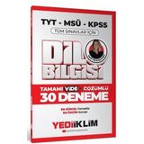 Yediiklim Yayınları Kpss Msü Tyt Dil Bilgisi Tamamı Video Çözümlü Tüm Sınavlar Için 30 Deneme