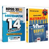 Yediiklim Yayınları Kpss Ortaöğretim Ön Lisans Matematik Tamamı Çözümlü 14 Deneme - 10 Net Cepte