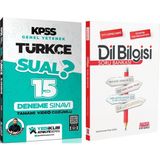 Yediiklim Yayınları KPSS Sual 15 Türkçe Deneme - AKM Dil Bilgisi Soru Bankası 2'li Set