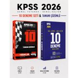 Yediiklim Yayınları + Pegem 2026 Kpss Genel Yetenek Genel Kültür Tamamı 10 Deneme Seti