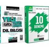 Yediiklim Yayınları Yedi Adımda Dil Bilgisi Video Konu Anlatımlı Video Çözümlü Soru - 2026 Kpss Ön Lisans Çözümlü 10 Deneme