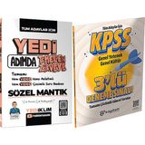 Yediiklim Yayınları Yedi Adımda Temelden Zirveye Sözel Mantık - 3 Deneme