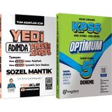 Yediiklim Yayınları Yedi Adımda Temelden Zirveye Sözel Mantık - Lisans Optimum 5 Deneme