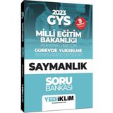 Yediiklim Yayınları Yediiklim 2023 GYS Millî Eğitim Bakanlığı Personelleri İçin Görevde Yükselme Saymanlık Soru Bankası