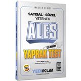 Yediiklim Yayınları Yediiklim 2025 ALES Master Serisi Sayısal Sözel Yetenek Çek Kopart Yaprak Test