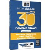 Yediiklim Yayınları Yediiklim 2025 KPSS Eğitim Bilimleri 30 Popüler Program Gelistirme Tamamı Çözümlü Deneme Sınavı