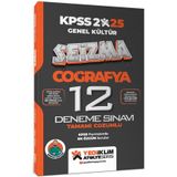Yediiklim Yayınları Yediiklim 2025 KPSS Genel Kültür Atölye Serisi Coğrafya Seizma Tamamı Çözümlü 12 Deneme Sınavı