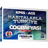 Yediiklim Yayınları Yediiklim 2026 Kpss Ags Haritalarla Türkiye Coğrafyası Hem Konu Hem Soru Hakan Bileyen
