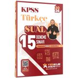 Yediiklim Yayınları Yediiklim 2026 KPSS Atölye Serisi Türkçe Sual Tamamı Video Çözümlü 15 Deneme Sınavı Yediiklim Yayınl
