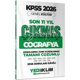 Yediiklim Yayınları Yediiklim 2026 KPSS Genel Kültür Coğrafya Konularına Göre Tamamı