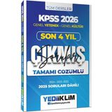 Yediiklim Yayınları Yediiklim 2026 KPSS Genel Yetenek Genel Kültür Son 4 Yıl Tamamı Ç