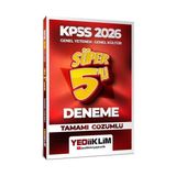Yediiklim Yayınları Yediiklim 2026 KPSS Genel Yetenek Genel Kültür Tamamı Çözümlü Süp