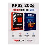 Yediiklim Yayınları Yediiklim 2026 KPSS GK GY 10 Deneme & Marka KPSS Türkiye Geneli 10 Deneme Seti