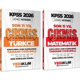 Yediiklim Yayınları Yediiklim 2026 Kpss Lisans Matematik ve Türkçe Konularına Göre Son 11 Yıl Çıkmış Sorular Seti 2 Kitap