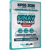 Yediiklim Yayınları Yediiklim 2026 Kpss Ortaöğretim Ön Lisans Gy-Gk Türkiye Geneli Sınav Provası Tıpkı Basım 11-12-13 Deneme Sınavları Tamamı Video Çözümlü