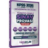 Yediiklim Yayınları Yediiklim 2026 Kpss Ortaöğretim Ön Lisans Gy-Gk Türkiye Geneli Sınav Provası Tıpkı Basım 6-7-8-9-10 Deneme Sınavları Tamamı Video Çözümlü
