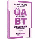Yediiklim Yayınları Yediiklim 2026 Meb Ags Fen Bilimleri Öğretmenliği Tamamı Çözümlü 10 Deneme
