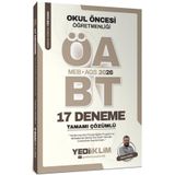 Yediiklim Yayınları Yediiklim 2026 MEB AGS ÖABT Okul Öncesi Öğretmenliği Tamamı Çözümlü 17 Deneme