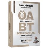 Yediiklim Yayınları Yediiklim 2026 MEB AGS ÖABT Okul Öncesi Öğretmenliği Tamamı Çözümlü Soru Bankası