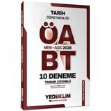 Yediiklim Yayınları Yediiklim 2026 MEB AGS ÖABT Tarih Öğretmenliği Tamamı Çözümlü 10 Deneme Sınavı