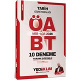 Yediiklim Yayınları Yediiklim 2026 MEB AGS ÖABT Tarih Öğretmenliği Tamamı Çözümlü 10