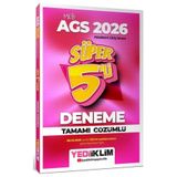 Yediiklim Yayınları Yediiklim 2026 MEB-AGS Tüm Dersler Süper 5 li Deneme Çözümlü