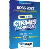 Yediiklim Yayınları Yediiklim 2027 Kpss Genel Yetenek Genel Kültür Son 4 Yıl Tamamı Çözümlü Çıkmış Sorular