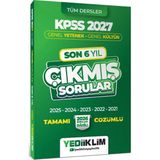 Yediiklim Yayınları Yediiklim 2027 Kpss Genel Yetenek Genel Kültür Son 6 Yıl Tamamı Çözümlü Çıkmış Sorular