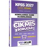Yediiklim Yayınları Yediiklim 2027 Kpss Genel Yetenek Konularına Göre Düzenlenmiş Tamamı Çözümlü Çıkmış Sorular