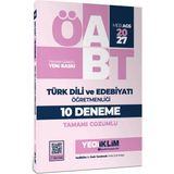 Yediiklim Yayınları Yediiklim 2027 Meb Ags Öabt Türk Dili ve Edebiyatı Öğretmenliği Tamamı Çözümlü 10 Deneme