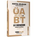 Yediiklim Yayınları Yediiklim AGS ÖABT Sosyal Bilgiler Öğretmenliği Tamamı Çözümlü 10 Deneme Sınavı
