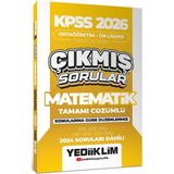 Yediiklim Yayınları Yediiklim Kpss 2026 Ortaöğretim Önlisans Matematik Konularına Göre Çıkmış Sorular 2024 (2024 Soruları Dahil)