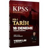 Yediiklim Yayınları Yediiklim Kpss Genel Kültür Tüm Adaylar Için Tamamı Çözümlü Pir-I Tarih 18 Deneme