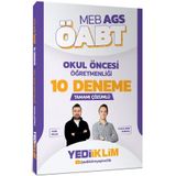Yediiklim Yayınları Yediiklim MEB AGS ÖABT Okul Öncesi Öğretmenliği Tamamı Çözümlü 10 Deneme