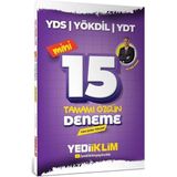 Yediiklim Yds Yökdil Ydt Mini 15 Deneme - Fatih Çömez Yediiklim Yayınları