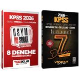 Yediiklim + Yönerge 2026 Kpss Genel Yetenek Genel Kültür Ösym Ne Sorar Fasikül 8+7 Deneme 2Li Set
