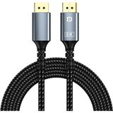 Yediseven Displayport To Displayport Dp 1.4 8K@60Hz Görüntü Aktarma Kablosu 2 Metre