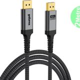 Yediseven Displayport To Displayport Dp 2.1 Görüntü Aktarma Kablosu 16K@60Hz 80GBPS 2 Metre