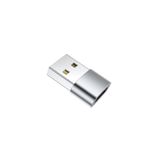 yediseven Usb To Type C Yeni Nesil Şarj Kablosu Başlık Çevirici Dönüştürücü Adaptör Otg Gümüş