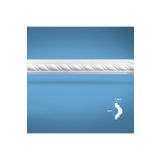 yeditepe osmanlı 1 Metre (5 ADET) Örgü Desenli Dekoratif Stropiyer Eps Köpük Çıta - 4 Cm Genişlik