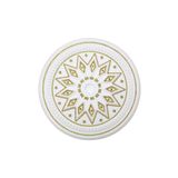 yeditepe osmanlı Taşlı Baklava Desenli Stropiyer Tavan Göbeği - 40 Cm - Altın Sarı