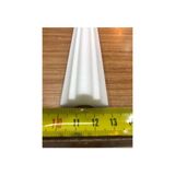 YEDİTEPEOSMANLI 1 Mt. (1 Adet) Dekoratif Strafor Köpük Çıta (3 cm Genişlik) - 1 Metre - Beyaz