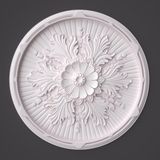 YEDİTEPEOSMANLI Linda Desenli Strafor Tavan Lamba Göbeği - 40 cm