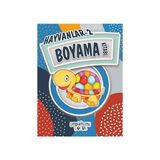 Yediveren Çocuk Hayvanlar-2 Boyama Kitabı Bilgenur Çorlu 3 - 5 Yaş İçin Eğlenceli 32 Sayfa