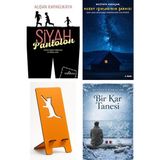 Yediveren Siyah Pantolon - Alişan Kapaklıkaya + Kuzey Işıklarının Şarkısı + Telefon Tutucu + Bir Kar Tanesi