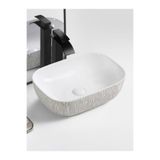 yedix yapı Tezgah Üstü Seramik Çanak Lavabo Banyo Lavabosu YYM-C05