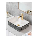 yedix yapı Tezgah Üstü Seramik Çanak Lavabo Banyo Lavabosu YYM-PRG-3006