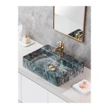 yedix yapı Tezgah Üstü Seramik Çanak Lavabo Banyo Lavabosu