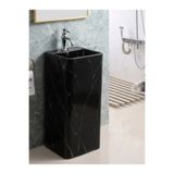 yedix yapı Yedi Yapı Mono Blok Ayaklı Kolon Köşeli Seramik Lavabo YYM-P105